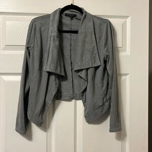Size M gray suede jacket